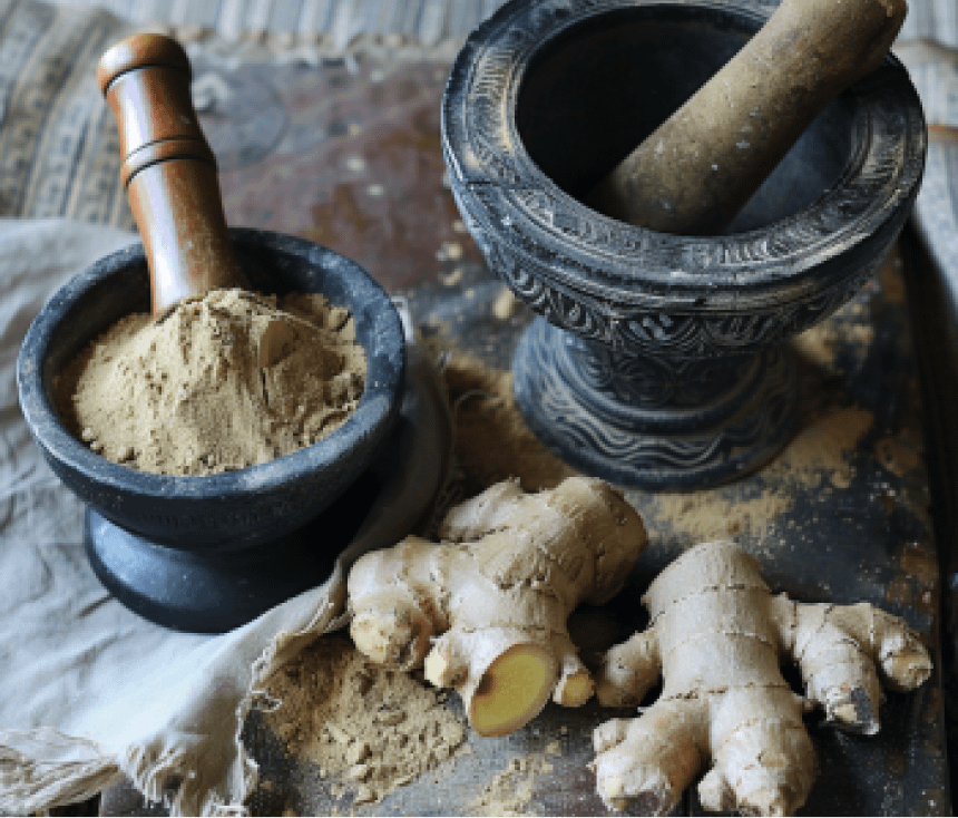 אוכל הודי בשילוב גי׳נג׳ר